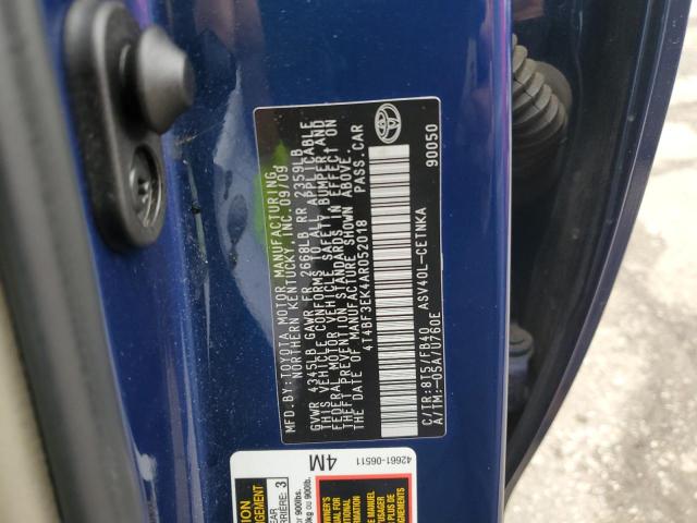 Photo 12 from auction – 2010 TOYOTA CAMRY BASE with VIN 4T4BF3EK4AR052018