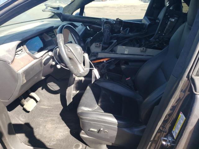Photo 7 from auction – 2021 TESLA MODEL X with VIN 5YJXCBE25MF323527
