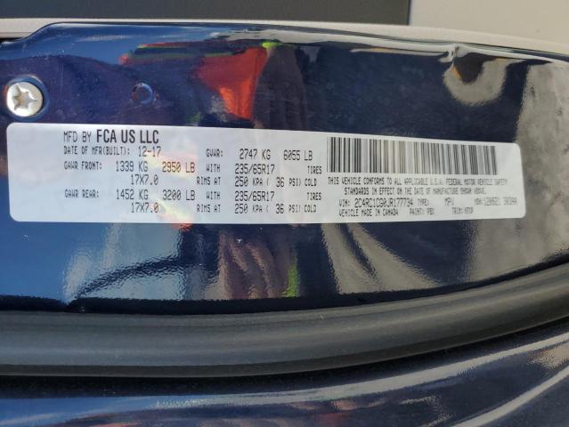 Photo 14 from auction – 2018 CHRYSLER PACIFICA L with VIN 2C4RC1CG0JR177734
