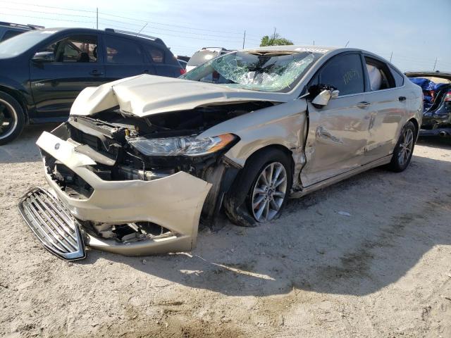 FORD FUSION SE 2017 with VIN 3FA6P0H70HR370129 - Photo from auction