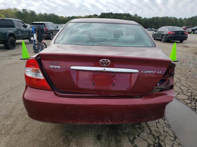 Photo 6 from auction – 2004 TOYOTA CAMRY LE with VIN JTDBE32K040266456