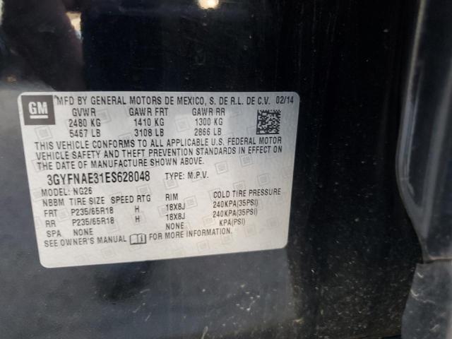 Photo 13 from auction – 2014 CADILLAC SRX with VIN 3GYFNAE31ES628048