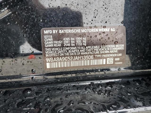 Photo 12 from auction – 2018 BMW 320 I with VIN WBA8A9C52JAH13506