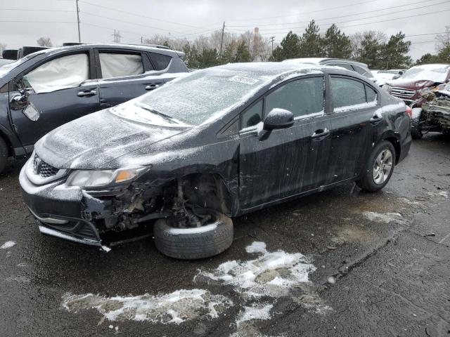 HONDA CIVIC LX 2013 with VIN 2HGFB2F58DH549726 - Photo from auction