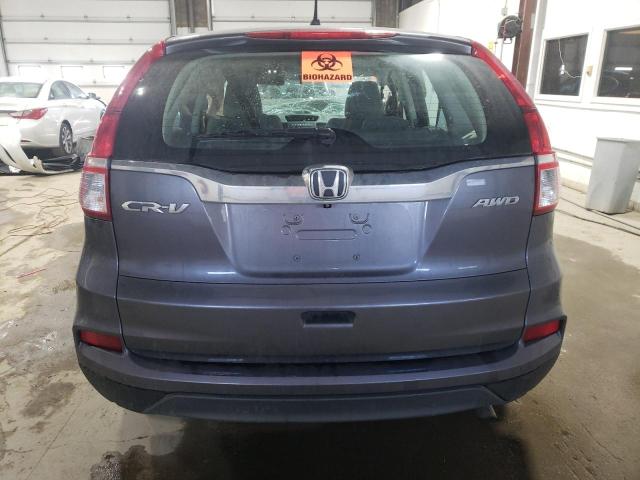 Photo 6 from auction – 2016 HONDA CR-V LX with VIN 5J6RM4H39GL011115
