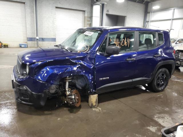 JEEP RENEGADE S 2017 with VIN ZACCJBAB3HPF99455 - Photo from auction