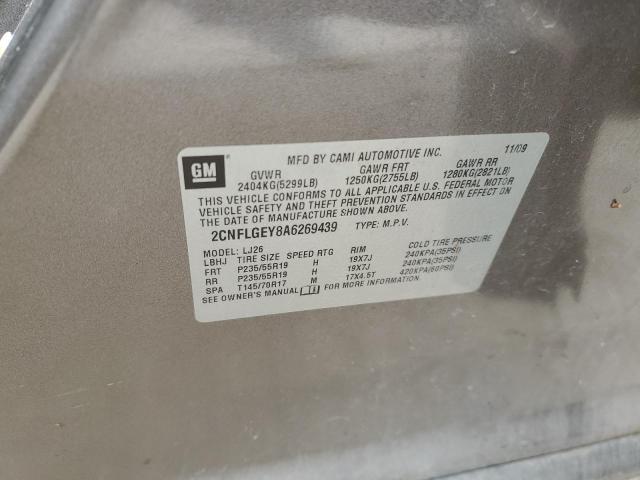 Photo 13 from auction – 2010 CHEVROLET EQUINOX LT with VIN 2CNFLGEY8A6269439