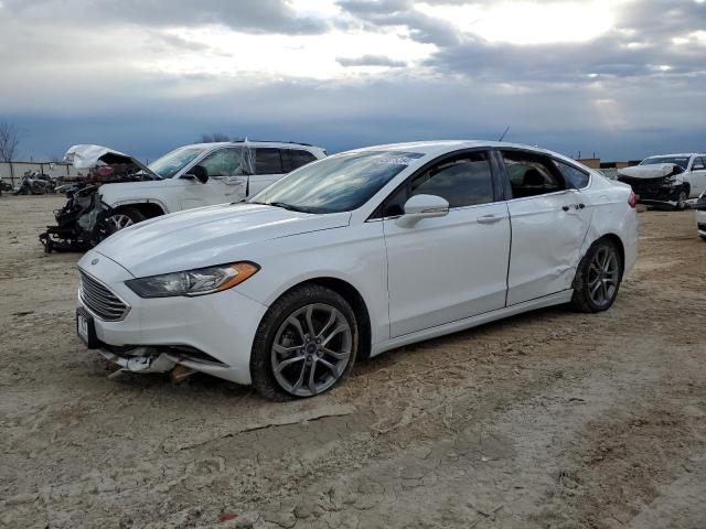 FORD FUSION SE 2017 with VIN 3FA6P0T98HR338618 - Photo from auction