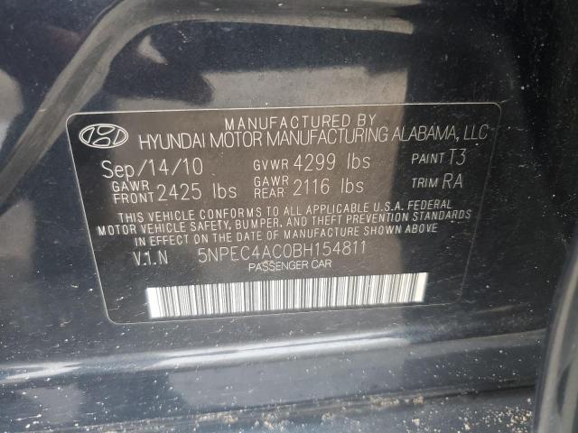 Photo 14 from auction – 2011 HYUNDAI SONATA SE with VIN 5NPEC4AC0BH154811