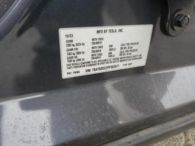 Photo 14 from auction – 2023 TESLA MODEL Y with VIN 7SAYGDEE2PF903971