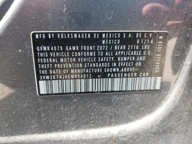 Photo 12 from auction – 2014 VOLKSWAGEN JETTA BASE with VIN 3VW2K7AJ6EM404912