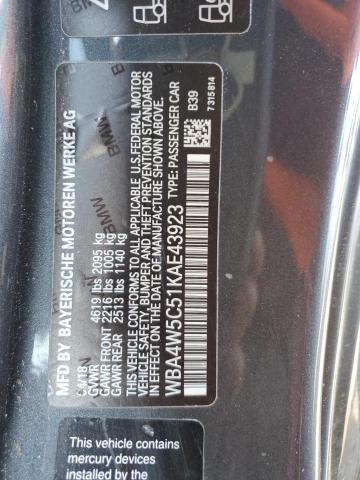 Photo 13 from auction – 2019 BMW 430XI with VIN WBA4W5C51KAE43923