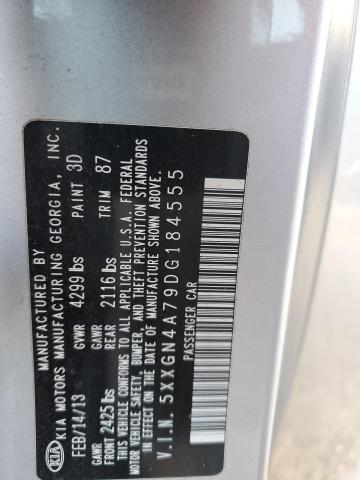 Photo 12 from auction – 2013 KIA OPTIMA with VIN 5XXGN4A79DG184555