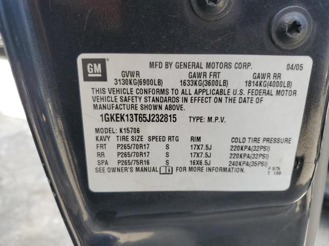 Photo 13 from auction – 2005 GMC YUKON with VIN 1GKEK13T65J232815