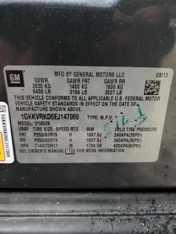 Photo 14 from auction – 2014 GMC ACADIA SLT with VIN 1GKKVRKD6EJ147069