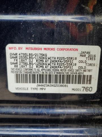 Photo 14 from auction – 2016 MITSUBISHI OUTLANDER with VIN JA4AZ3A3XGZ038081