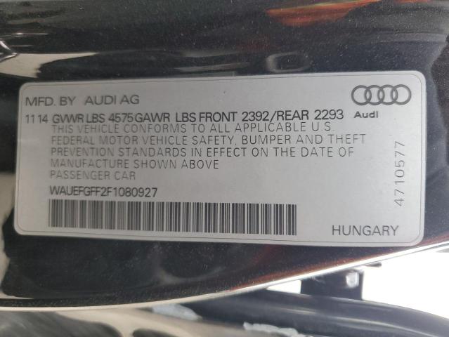 Photo 12 from auction – 2015 AUDI A3 PREMIUM with VIN WAUEFGFF2F1080927