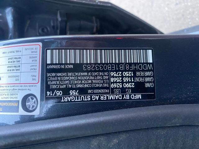 Photo 10 from auction – 2014 MERCEDES-BENZ E 350 4MAT with VIN WDDHF8JB1EB033283