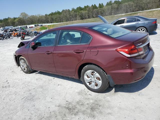 Photo 2 from auction – 2013 HONDA CIVIC LX with VIN 2HGFB2F53DH523910