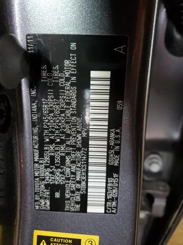 Photo 14 from auction – 2012 TOYOTA HIGHLANDER with VIN 5TDBK3EH1CS114772