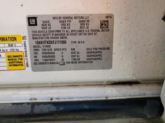 Photo 14 from auction – 2015 GMC ACADIA DEN with VIN 1GKKVTKDXFJ171888