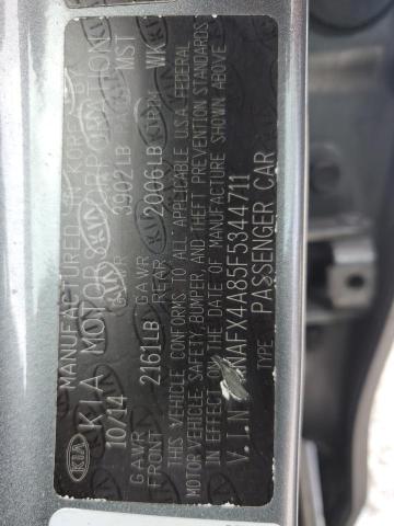 Photo 12 from auction – 2015 KIA FORTE EX with VIN KNAFX4A85F5344711