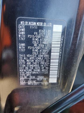 Photo 12 from auction – 2012 NISSAN JUKE S with VIN JN8AF5MV4CT111325