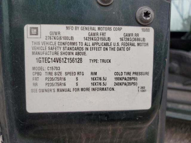 Photo 12 from auction – 2001 GMC NEW SIERRA with VIN 1GTEC14V61Z156128