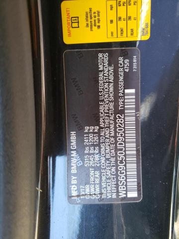 Photo 12 from auction – 2018 BMW M6 with VIN WBS6G9C50JD950282