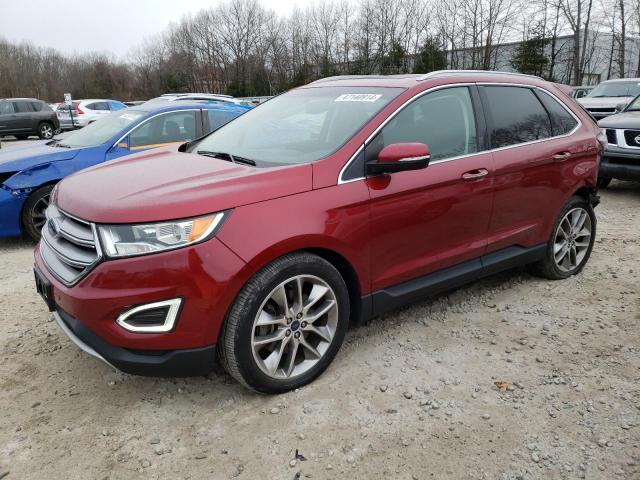 FORD EDGE TITAN 2017 with VIN 2FMPK4K88HBB44887 - Photo from auction