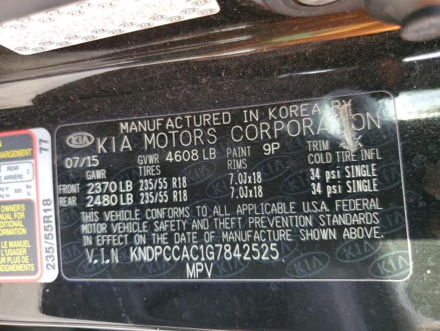 Photo 14 from auction – 2016 KIA SPORTAGE E with VIN KNDPCCAC1G7842525