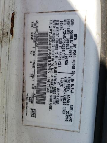 Photo 14 from auction – 1992 FORD ECONOLINE with VIN 1FBJS31H9NHB19764