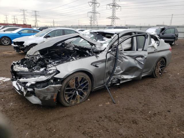 BMW M5 BASE 2020 with VIN WBSJF0C02LCE09386 - Photo from auction