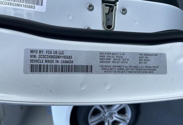 Photo 10 from auction – 2022 DODGE CHARGER SX with VIN 2C3CDXBG5NH165683