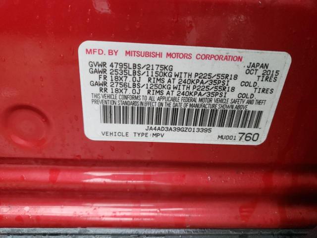 Photo 14 from auction – 2016 MITSUBISHI OUTLANDER with VIN JA4AD3A39GZ013395