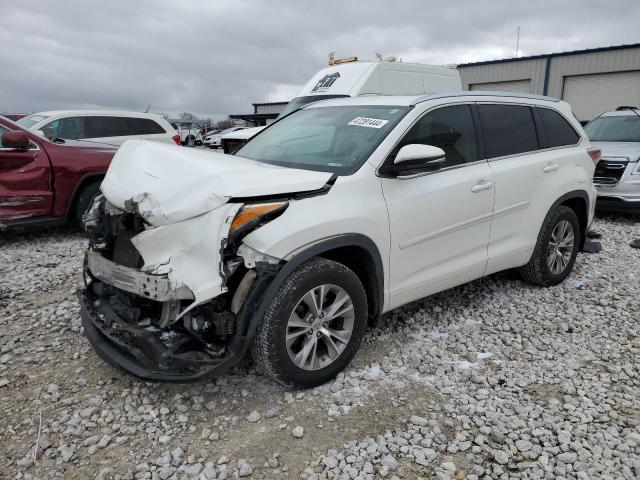 TOYOTA HIGHLANDER 2015 with VIN 5TDJKRFHXFS222471 - Photo from auction