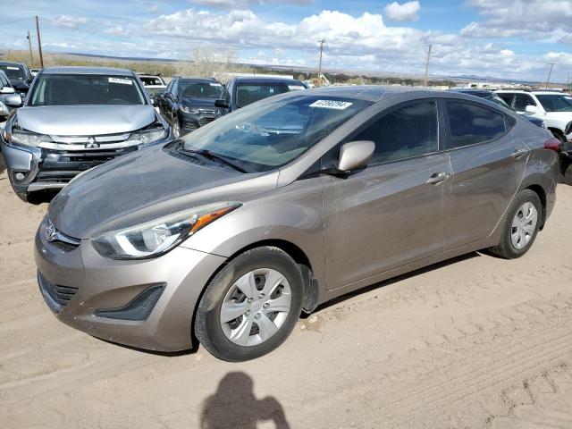 HYUNDAI ELANTRA SE 2016 with VIN 5NPDH4AE2GH757524 - Photo from auction