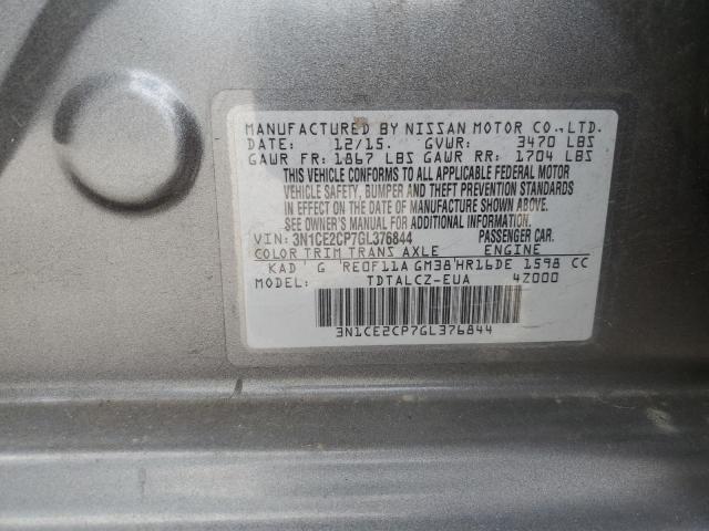 Photo 12 from auction – 2016 NISSAN VERSA NOTE with VIN 3N1CE2CP7GL376844