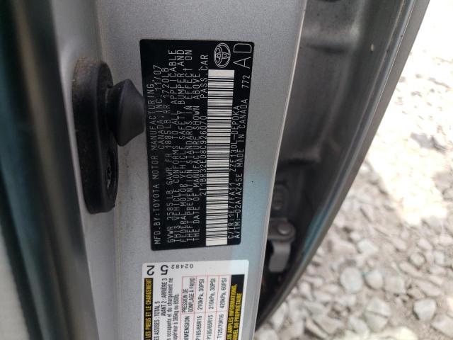 Photo 12 from auction – 2008 TOYOTA COROLLA CE with VIN 2T1BR32E08C926070