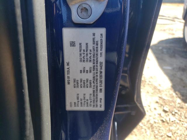 Photo 12 from auction – 2022 TESLA MODEL 3 with VIN 5YJ3E1EB7NF144202