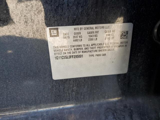 Photo 12 from auction – 2015 CHEVROLET MALIBU 1LT with VIN 1G11C5SL0FF295891