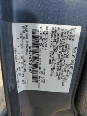 Photo 12 from auction – 2007 MERCURY GRAND MARQ with VIN 2MEFM75V27X613582