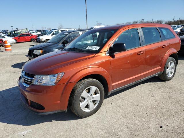 DODGE JOURNEY SE 2013 with VIN 3C4PDCAB9DT535289 - Photo from auction