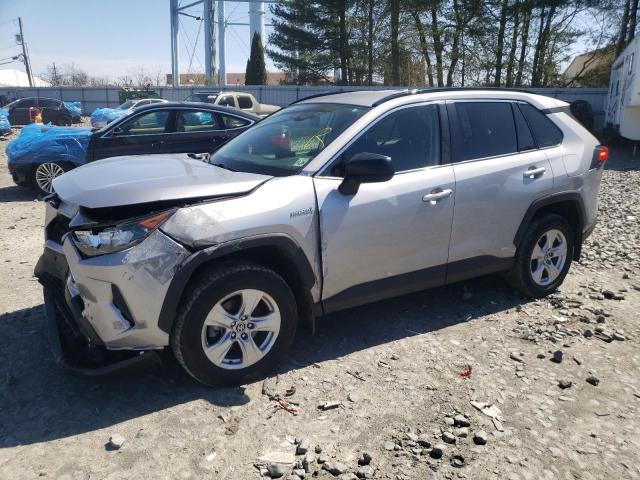 TOYOTA RAV4 LE 2021 with VIN JTMLWRFV8MD127824 - Photo from auction