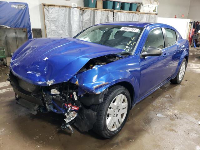 DODGE AVENGER SE 2012 with VIN 1C3CDZAB3CN244016 - Photo from auction