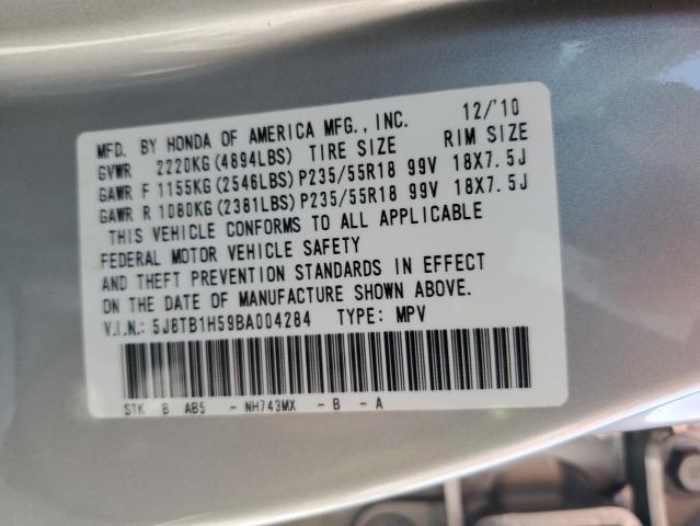 Photo 14 from auction – 2011 ACURA RDX TECHNO with VIN 5J8TB1H59BA004284