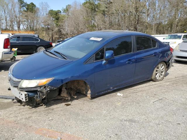 HONDA CIVIC EXL 2012 with VIN 19XFB2F91CE328691 - Photo from auction