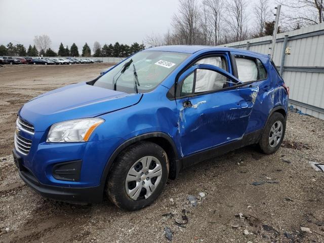 CHEVROLET TRAX LS 2016 with VIN KL7CJKSBXGB760663 - Photo from auction