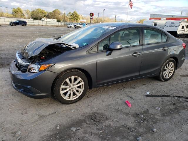 HONDA CIVIC EX 2012 with VIN 19XFB2F80CE021858 - Photo from auction