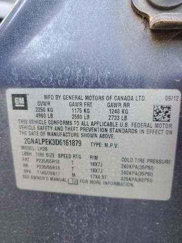 Photo 14 from auction – 2013 CHEVROLET EQUINOX LT with VIN 2GNALPEK3D6161879